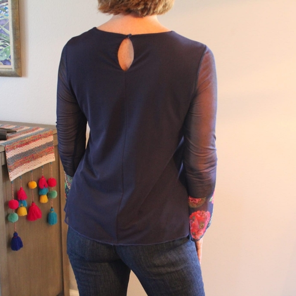 Desigual flower trimmed top - Picture 4 of 8